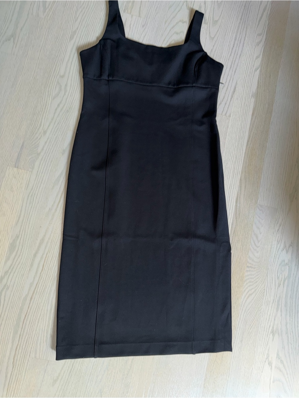 SPANX Black Sleeveless Maxi Sheath Dress